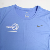 WBCA Nike Dri-Fit Short Sleeve Shirt Women's Blue New L 02