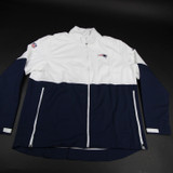New England Patriots Nike NFL On Field Jacket Men's White/Navy Used XL 83