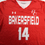 Bakersfield College Renegades Under Armour Game Jersey - Soccer Women's Used Red L 12