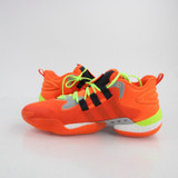 adidas Basketball Shoe Men's Orange/Yellow Green New without Box 16 51
