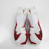 Nike Vapor Football Cleat Men's White/Dark Red Used