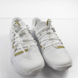 Under Armour Volleyball Shoe Women's White/Gold New without Box 9.5 15