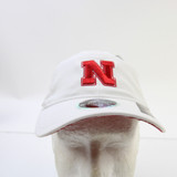 Nebraska Cornhuskers adidas Climalite Fitted Hat Unisex White New
