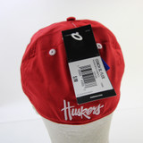 Nebraska Cornhuskers adidas Fitted Hat Unisex White/Red New