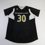 Sacramento State Hornets adidas Climalite Game Jersey - Soccer Women's Used Black/White XL 91
