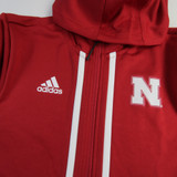Nebraska Cornhuskers adidas Jacket Men's Red/White New