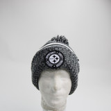 Pittsburgh Steelers New Era Winter Hat Unisex Black/White Used LG/XL 25