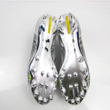 Under Armour Spotlight Football Cleat Men's New without Box Silver/Animal Print 15 84
