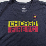 Chicago Fire FC Fanatics Short Sleeve Shirt Women's Navy New