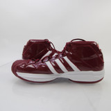 adidas Basketball Shoe Men's Maroon/White Used 16 62
