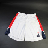 Washington Wizards Nike NBA Authentics Aeroswift Game Shorts Men's White New