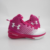 Under Armour Clutchfit Basketball Shoe Men's Pink/White New without Box
