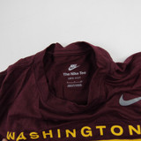 Washington Commanders Nike Dri-Fit Long Sleeve Shirt Men's Burgundy New L 54