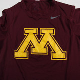 Minnesota Golden Gophers Nike Pro Dri-Fit Short Sleeve Shirt Men's Maroon Used XS 84