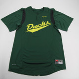 Oregon Ducks Nike Dri-Fit Practice Jersey - Softball Women's Used Dark Green/Dark Gray L JRSY-006019