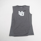 Utah Utes Under Armour HeatGear Compression Top Men's Dark Gray New-TOPS-103078