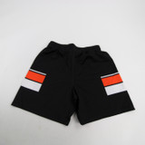 New Balance Athletic Shorts Men's Black/Orange Used-SHOR-022479