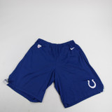Indianapolis Colts Nike NFL Training Athletic Shorts Men's Blue/White Used L-SHOR-022531