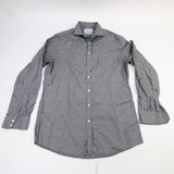Charles Tyrwhitt Button-Up Men's Dark Gray Used 16.5-TOPS-105778