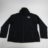New York Jets Port Authority Rain Jacket Men's Black Used 3XL-TOPS-105360