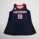 UConn Huskies Nike Dri-Fit Practice Jersey - Basketball Women's Navy/Red Used-JRSY-006167