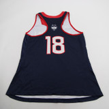 UConn Huskies Nike Dri-Fit Practice Jersey - Basketball Women's Navy/Red Used-JRSY-006167