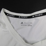adidas Techfit Compression Top Men's White Used M-TOPS-105864
