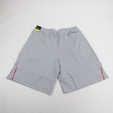 Ohio State Buckeyes Nike Dri-Fit Practice Shorts Men's Light Gray New L-SHOR-022818