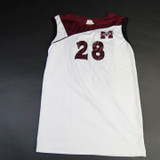 Mississippi State Bulldogs Russell Athletic Game Jersey - Other Women's Used White/Maroon S-JRSY-006397