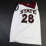 Mississippi State Bulldogs Russell Athletic Game Jersey - Other Women's Used White/Maroon S-JRSY-006397