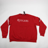 Rutgers Scarlet Knights adidas Sweatshirt Men's Red New with Tags 2XL-TOPS-107239