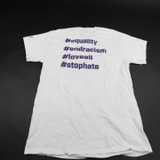 Gildan Heavy Cotton Short Sleeve Shirt Men's White Used M-TOPS-107317