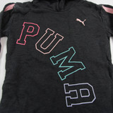Puma Sweatshirt Girl's Charcoal Used XL-TOPS-107981