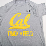 California Golden Bears Under Armour The Tech Tee Short Sleeve Shirt Men's New Gray-TOPS-108606
