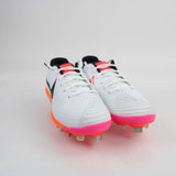 Nike Hyperdiamond Softball Cleat Women's White/Orange New without Box 9-CLEA-009908