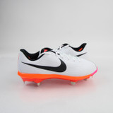 Nike Hyperdiamond Softball Cleat Women's White/Orange New without Box 9-CLEA-009908