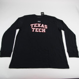 Texas Tech Red Raiders Under Armour Long Sleeve Shirt Men's Black New-TOPS-111325