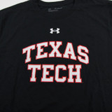 Texas Tech Red Raiders Under Armour Long Sleeve Shirt Men's Black New-TOPS-111325
