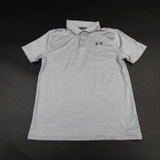 Under Armour Polo Youth Gray Used L-TOPS-111638