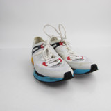 Air Jordan Running & Jogging Shoes Men's White/Gold Used 8-SHOE-013501