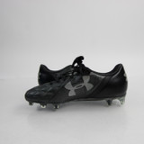 Under Armour Soccer Cleat Men's Black/Silver New without Box 6.5-CLEA-010037