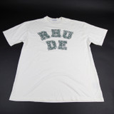 Rhude Short Sleeve Shirt Men's Off-White Used 2XL-TOPS-113725