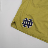 Notre Dame Fighting Irish Under Armour Athletic Shorts Men's Gold Used XL-SHOR-024820