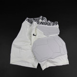 Nike Pro Padded Compression Shorts Men's White Used 3XL-SHOR-024938