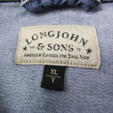 Longjohn & Sons Jacket Men's Blue/Denim Used XLT-TOPS-111872