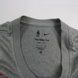 Chicago Bulls Nike NBA Authentics Dri-Fit Short Sleeve Shirt Men's Gray Used XL-TOPS-116768