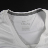 Duke Blue Devils Nike Dri-Fit Short Sleeve Shirt Women's White New L-TOPS-116480