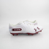 Under Armour Nitro Football Cleat Men's White/Maroon 0 15-CLEA-010295