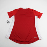 adidas Short Sleeve Shirt Women's Red/White 0 S-TOPS-116503