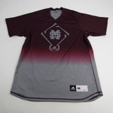 Mississippi State Bulldogs adidas Practice Jersey - Baseball Men's 0 Burgundy/Gray 44-JRSY-006792